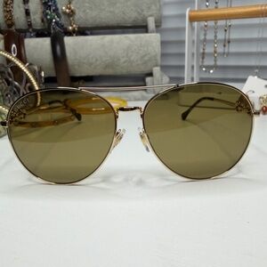 Gucci Gold-Toned Aviator Sunglasses